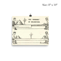 The Horrors of Bolshevism - British Postcard, ca. 1919 poster 4