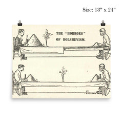 The Horrors of Bolshevism - British Postcard, ca. 1919 poster 5