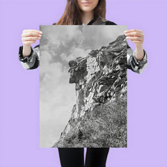 The jagged profile of The Old Man of The Mountain, the New Hampshire state symbol - Franconia, New Hampshire, 1901 poster 3
