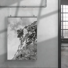 The jagged profile of The Old Man of The Mountain, the New Hampshire state symbol - Franconia, New Hampshire, 1901 poster 4