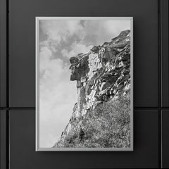 The jagged profile of The Old Man of The Mountain, the New Hampshire state symbol - Franconia, New Hampshire, 1901 poster 5