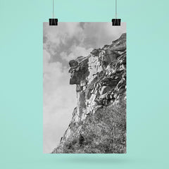 The jagged profile of The Old Man of The Mountain, the New Hampshire state symbol - Franconia, New Hampshire, 1901 poster 6