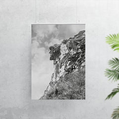 The jagged profile of The Old Man of The Mountain, the New Hampshire state symbol - Franconia, New Hampshire, 1901 poster 7