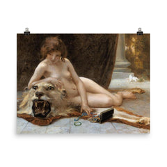 The Jewel Case by Guillaume Seignac poster on a plain backdrop in size 8"x10".