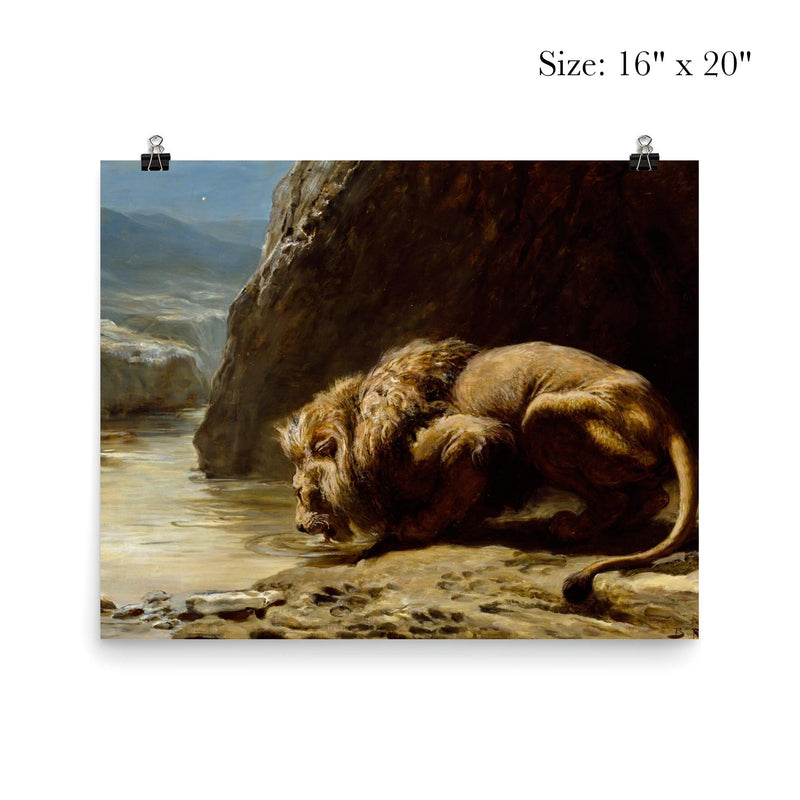 The King Drinks by Briton Riviere poster 2