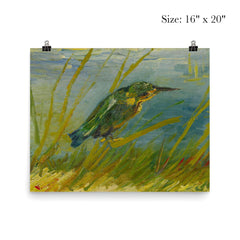 The Kingfisher by Vincent van Gogh poster 2