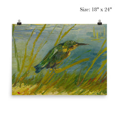 The Kingfisher by Vincent van Gogh poster 5