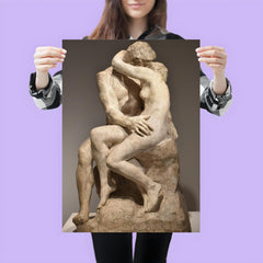 The Kiss Rodin sculpture poster 3