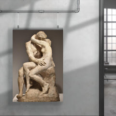 The Kiss Rodin sculpture poster 4