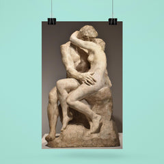 The Kiss Rodin sculpture poster 6