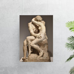 The Kiss Rodin sculpture poster 7