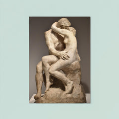 The Kiss Rodin sculpture poster 8