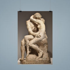 The Kiss Rodin sculpture poster 9