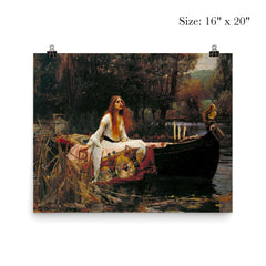 The Lady of Shalott by John William Waterhouse poster 2
