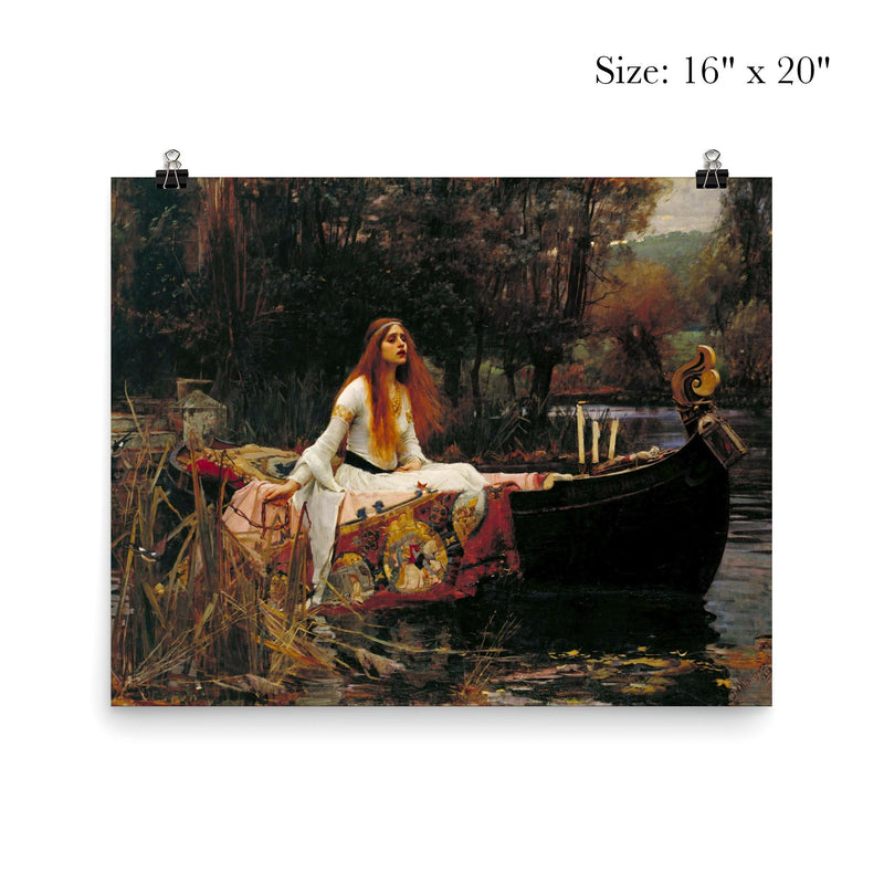 The Lady of Shalott by John William Waterhouse poster 2