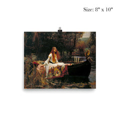 The Lady of Shalott by John William Waterhouse poster 4
