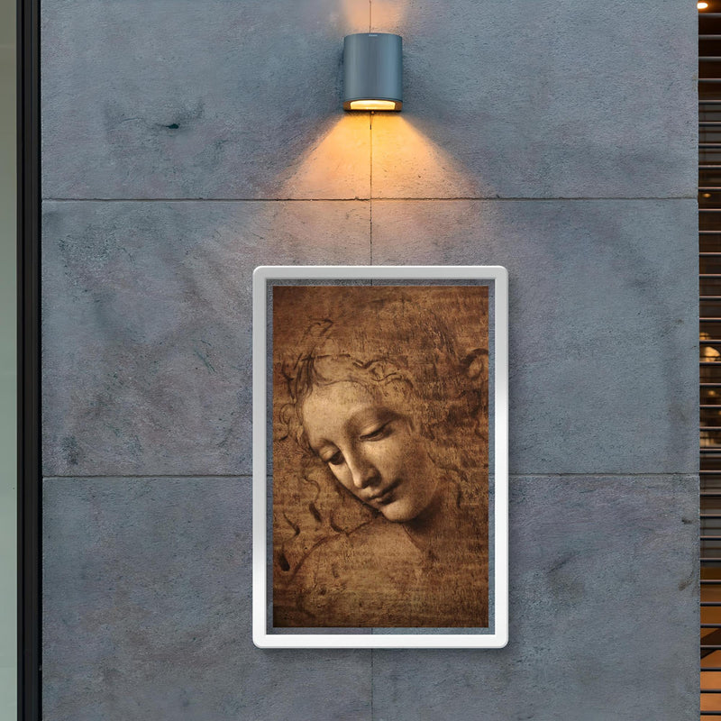 The Lady with Dishevelled Hair - La Scapigliata by Leonardo da Vinci poster 2