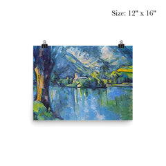 The Lake of Annecy by Paul Cezanne poster 3