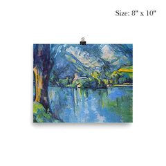The Lake of Annecy by Paul Cezanne poster 4