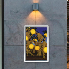 The Lantern Bearers by Maxfield Parrish, 1908 poster 2