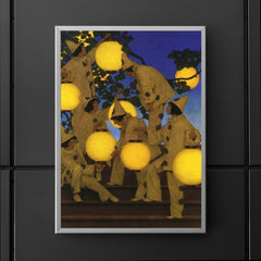 The Lantern Bearers by Maxfield Parrish, 1908 poster 5
