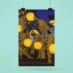 The Lantern Bearers by Maxfield Parrish, 1908 poster 6