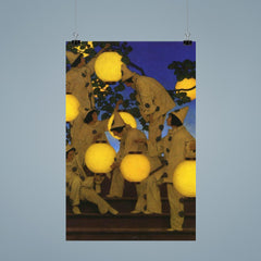 The Lantern Bearers by Maxfield Parrish, 1908 poster 9