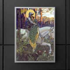 The Legend of Saint George: The Rescue by Maximilian Liebenwein, 1903 poster 5