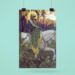 The Legend of Saint George: The Rescue by Maximilian Liebenwein, 1903 poster 6