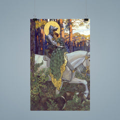 The Legend of Saint George: The Rescue by Maximilian Liebenwein, 1903 poster 9