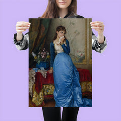 The Letter by Auguste Toulmouche, 1879 poster 3