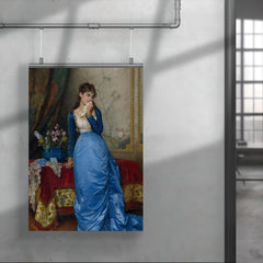 The Letter by Auguste Toulmouche, 1879 poster 4