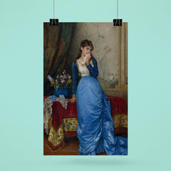 The Letter by Auguste Toulmouche, 1879 poster 6