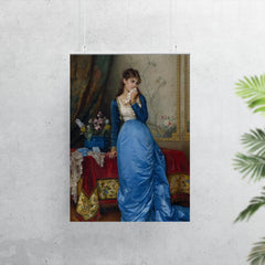 The Letter by Auguste Toulmouche, 1879 poster 7
