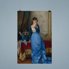 The Letter by Auguste Toulmouche, 1879 poster 9