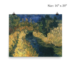 The Little Stream by Vincent van Gogh, 1890 poster 2