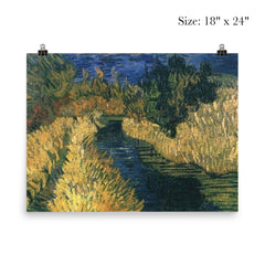 The Little Stream by Vincent van Gogh, 1890 poster 5