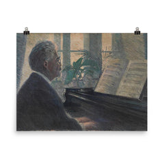 The Lost Portrait of Egon Schiele's Uncle poster on a plain backdrop in size 8"x10".