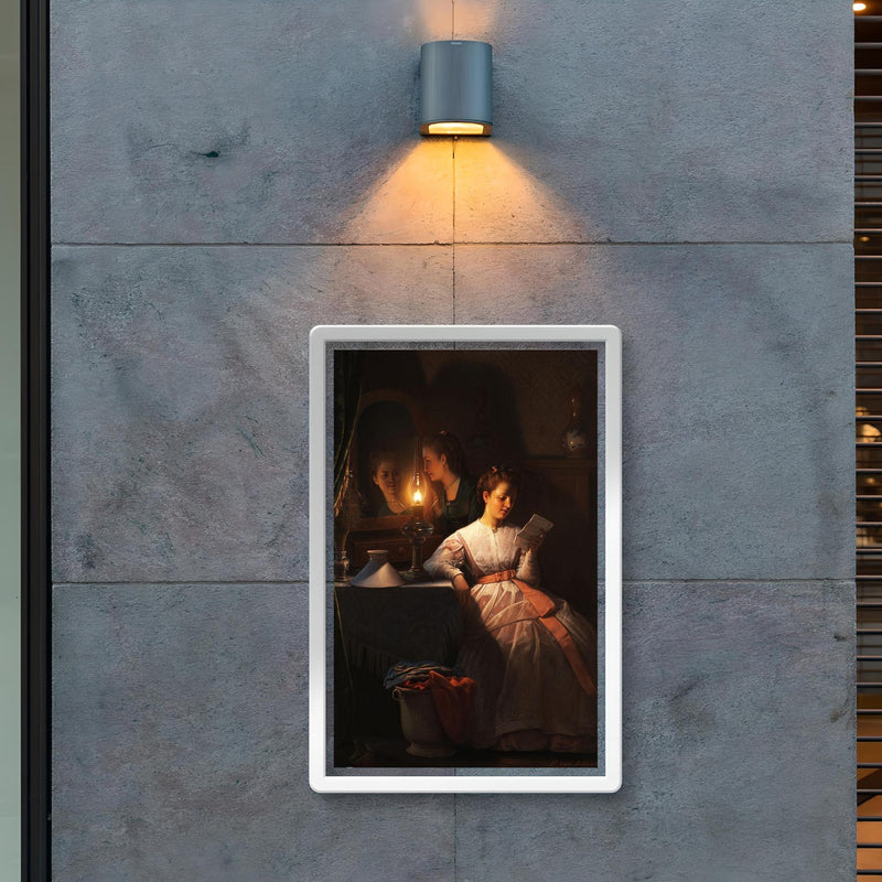 The Love Letter by Petrus van Schendel poster 2