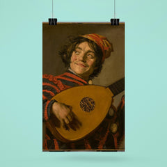 The Lute Player by Frans Hals, 1623-1624 poster 6
