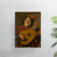 The Lute Player by Frans Hals, 1623-1624 poster 7