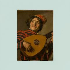 The Lute Player by Frans Hals, 1623-1624 poster 8