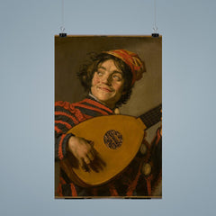 The Lute Player by Frans Hals, 1623-1624 poster 9