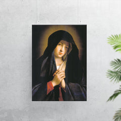 The Madonna in Sorrow by Giovanni Battista Salvi da Sassoferrato poster 7