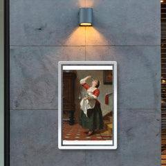 The Maid by Wilhelm August Lebrecht Amberg poster 2