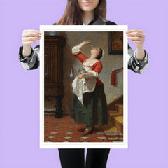 The Maid by Wilhelm August Lebrecht Amberg poster 3
