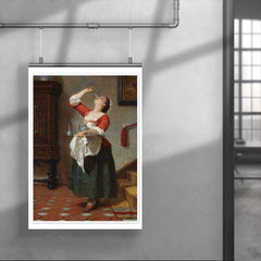 The Maid by Wilhelm August Lebrecht Amberg poster 4