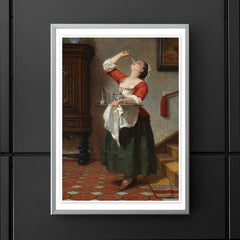 The Maid by Wilhelm August Lebrecht Amberg poster 5