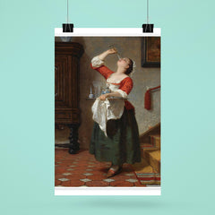 The Maid by Wilhelm August Lebrecht Amberg poster 6