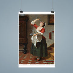 The Maid by Wilhelm August Lebrecht Amberg poster 9